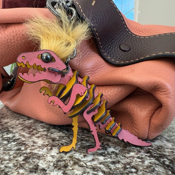 Mohawk Key Chain Coach | Bags | Coach Pink Mohawk Rexy Bag Purse Charm Keychain | Poshmark